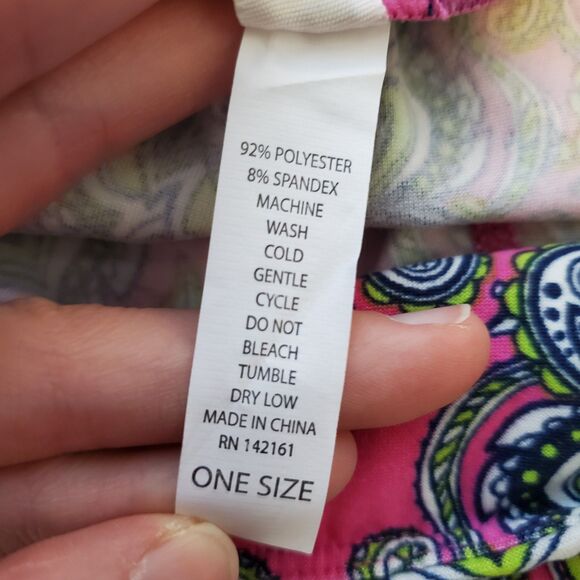 NEW LuLaRoe Pink Paisley Leggings - Picture 8 of 9